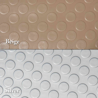 Rubber-Cal, Inc. 48'' Garage Flooring in Silver