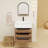 Jessica 23.5'' Single Bathroom Vanity with Acrylic Top-824560425