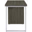 Bureau 3 pièces gris vieilli - Grande surface de travail moderne avec 3 tiroirs spacieux et un grand espace de rangement pour une efficacité optimale
