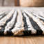 Tapis noir en coton tissé à la main Exley-1341153627