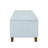 Shandra Tufted Top Upholstered Storage Bench Light Blue