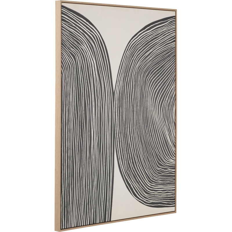 Floater Frame Painting on Canvas