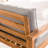 Acacia Wood Outdoor Loveseat with Cushions