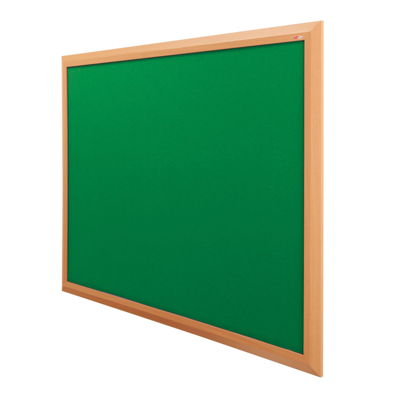 Wall Mounted Bulletin Board, 60 cm H x 90 cm W, Green