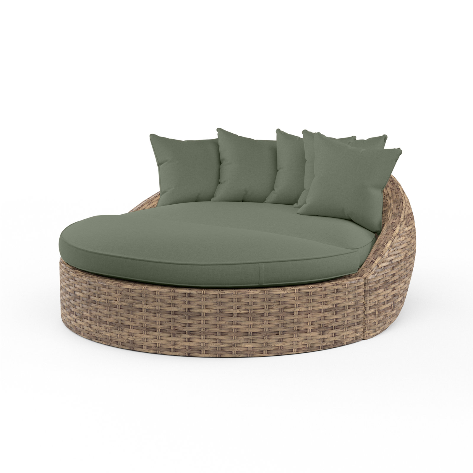 Havana 67" Sunbrella® Patio Daybed, Cast Sage Sunbrella®