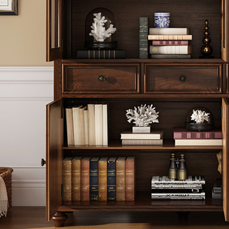 Bibliothèque simple de style américain