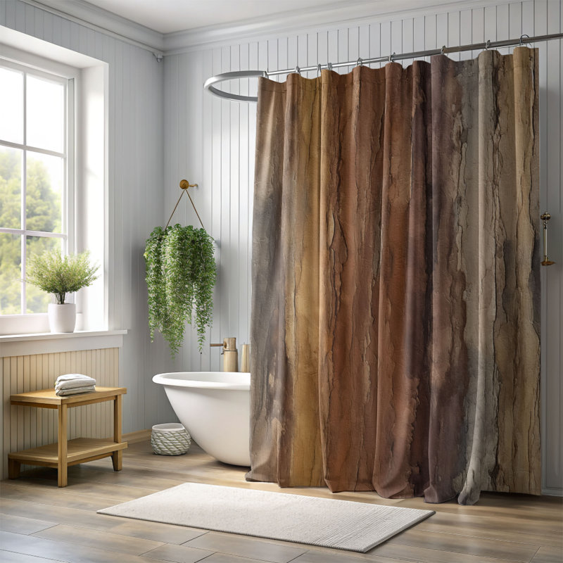 Crumlin Shower Curtain, 74"H x 71"W