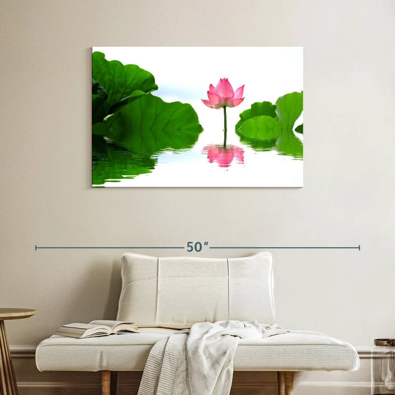 Serene Lotus, 26" H x 39" W