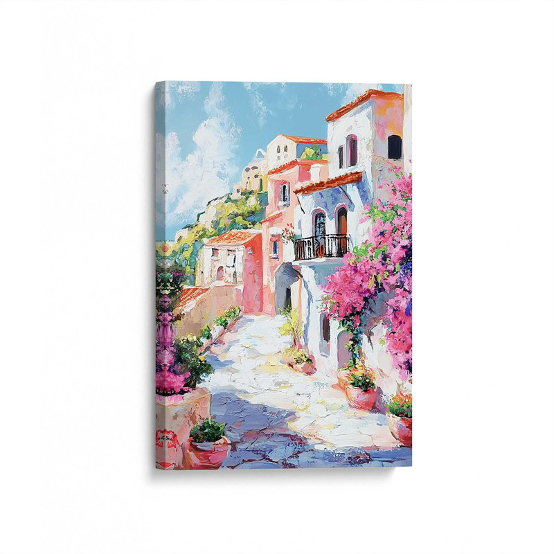 Amalfi Blooming Pathway I, Toile tendue, Ne s’applique pas, H 18 po x l 12 po