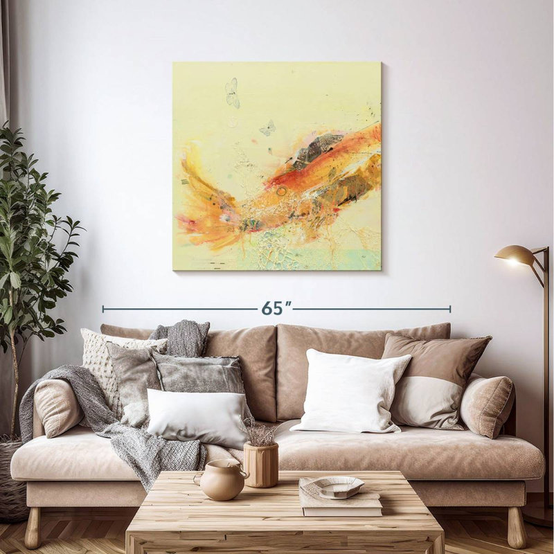 Crowle Fish In The Sea I, 39" H x 39" W