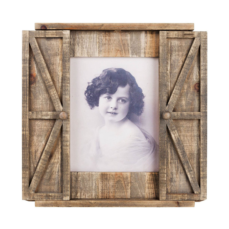 Akevia Brown Wood Matte Picture Frame