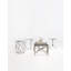 Mott Glass Top Frame End Table