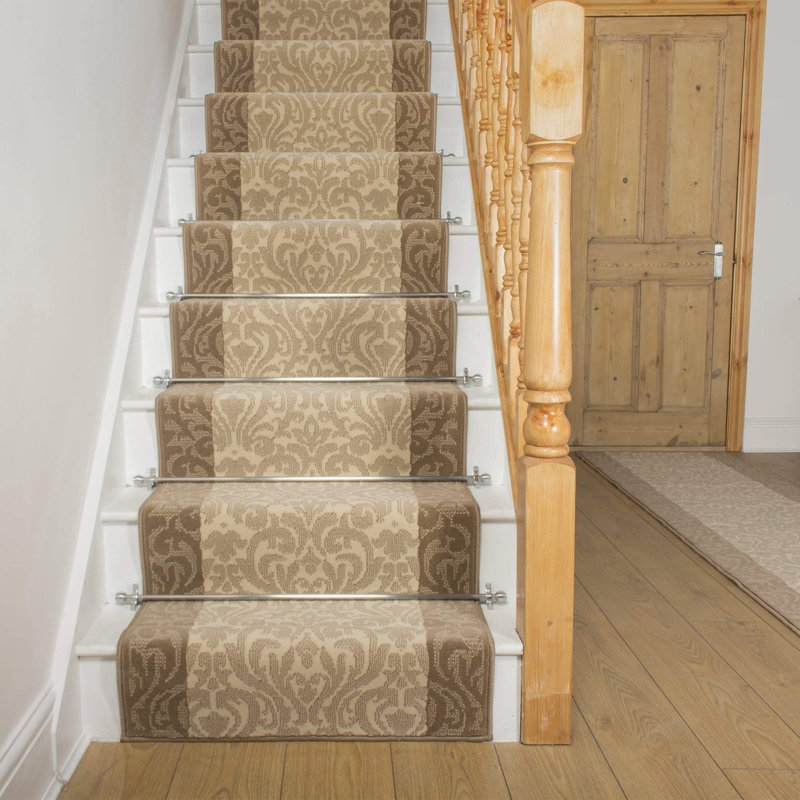 Runner Cayden Damask Area Rug, Runner 60 x 600cm