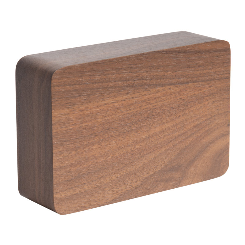 Modern & Contemporary Digital Electric Alarm Tabletop Clock, Brown