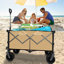 Chariot pliable pliable, chariot de plage pliable