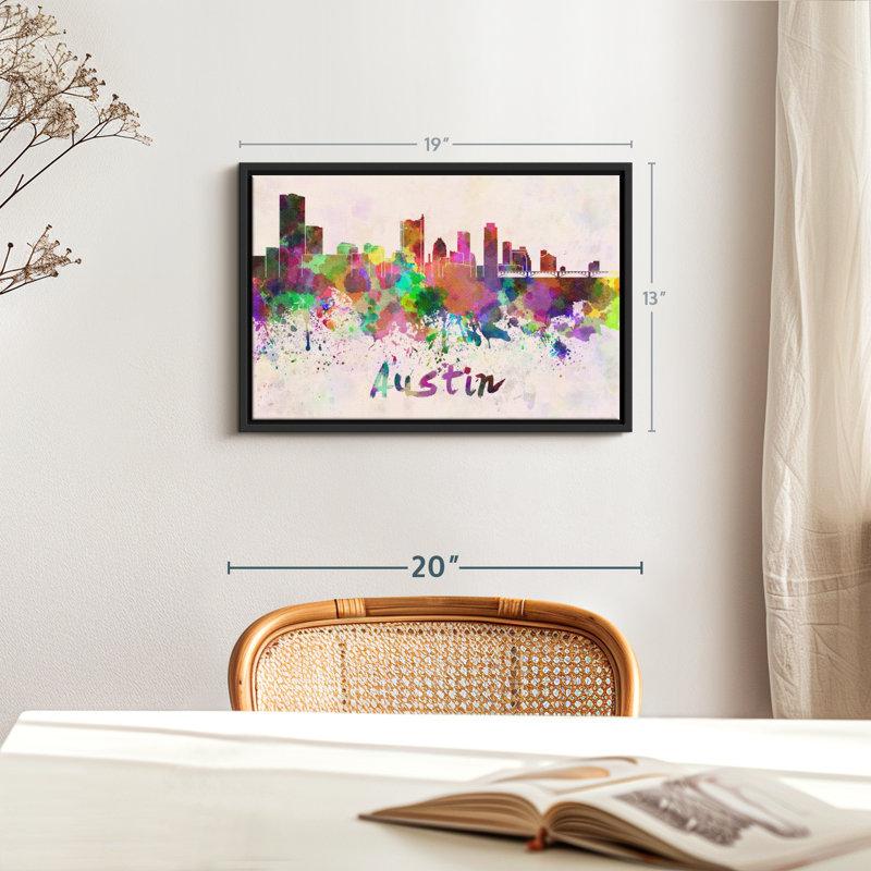 Austin Austin, impression sur toile, H 13 po x l 19 po