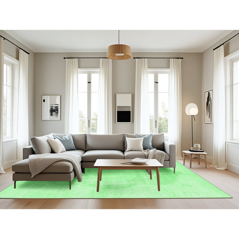 Tapis oriental en laine / polyester tissé à la machine Broadlands, Rectangle 8 pi x 12 pi