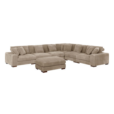 Barnemouth Modular Corduroy Sectional
