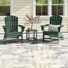 Nautical 3-Piece Curveback Adirondack Set