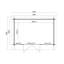 Lasita Cambridge 13 x 9 Ft. Pent Roof Log Cabin With Double Glazing (28mm)