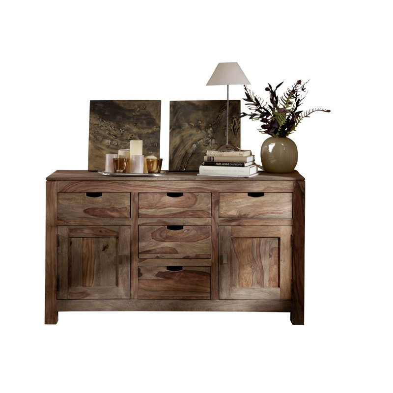 Nature 140cm Solid Wood Sideboard