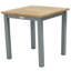 Soho 20" Teak Aluminum Outdoor Tall Square Side Table-933152718