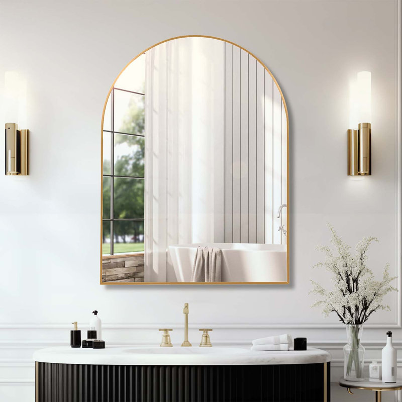 30x40 Inch Wall Mirror, Gold