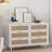 Accent Cabinet, 6-Drawers Rattan Storage Cabinet-302465800