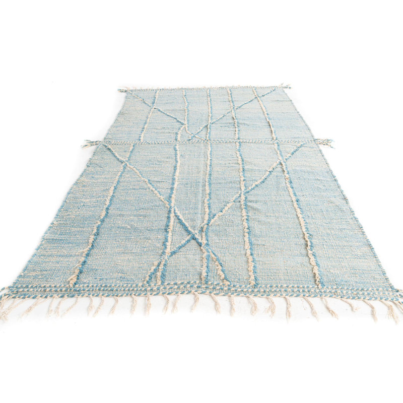 Tapis bleu clair Odle