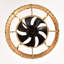 Ventilateur de plafond en cage en rotin l 19,1 po Barbre