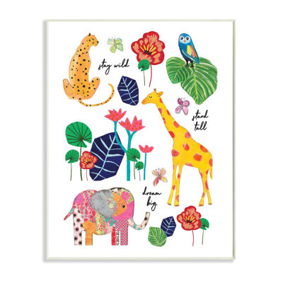 «Jungle Animal Illustration» par Jennifer McCully, reproduction d'art graphique