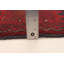 Tapis rouge en laine noué à la main de conception unique 4 pi 2 po x 6 pi 4 po Moriyah