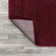Arbelle Solid Low-Pile Dark Red Rug