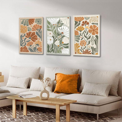 3 Piece Wrapped Canvas Print