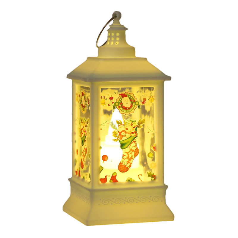 Christmas Decoration LED Wind Lantern Christmas Night Light Christmas Gift