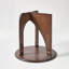Table d'appoint en bois naturel, table d'appoint simple pour bureau, 50 cm de hauteur, style rustique, convient à une chambre ou un balcon.