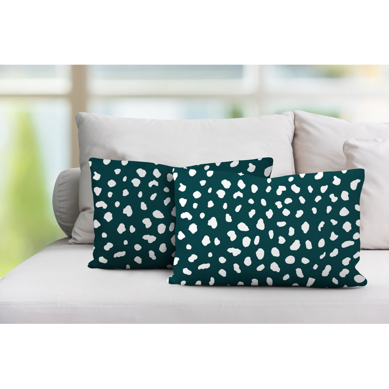 Animal Print Outdoor Reversible Throw Pillow