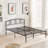 Full Bed Frame Metal Platform Bed Frame with Headboard & Footboard,  Mattress Foundation ,No Box Spring Needed-1373792512-1358785738