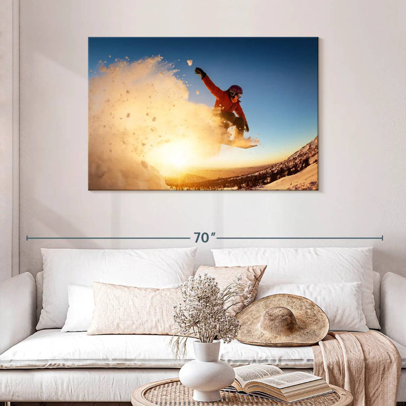 Sireci Snowboarder Dash, 30" H x 45" W