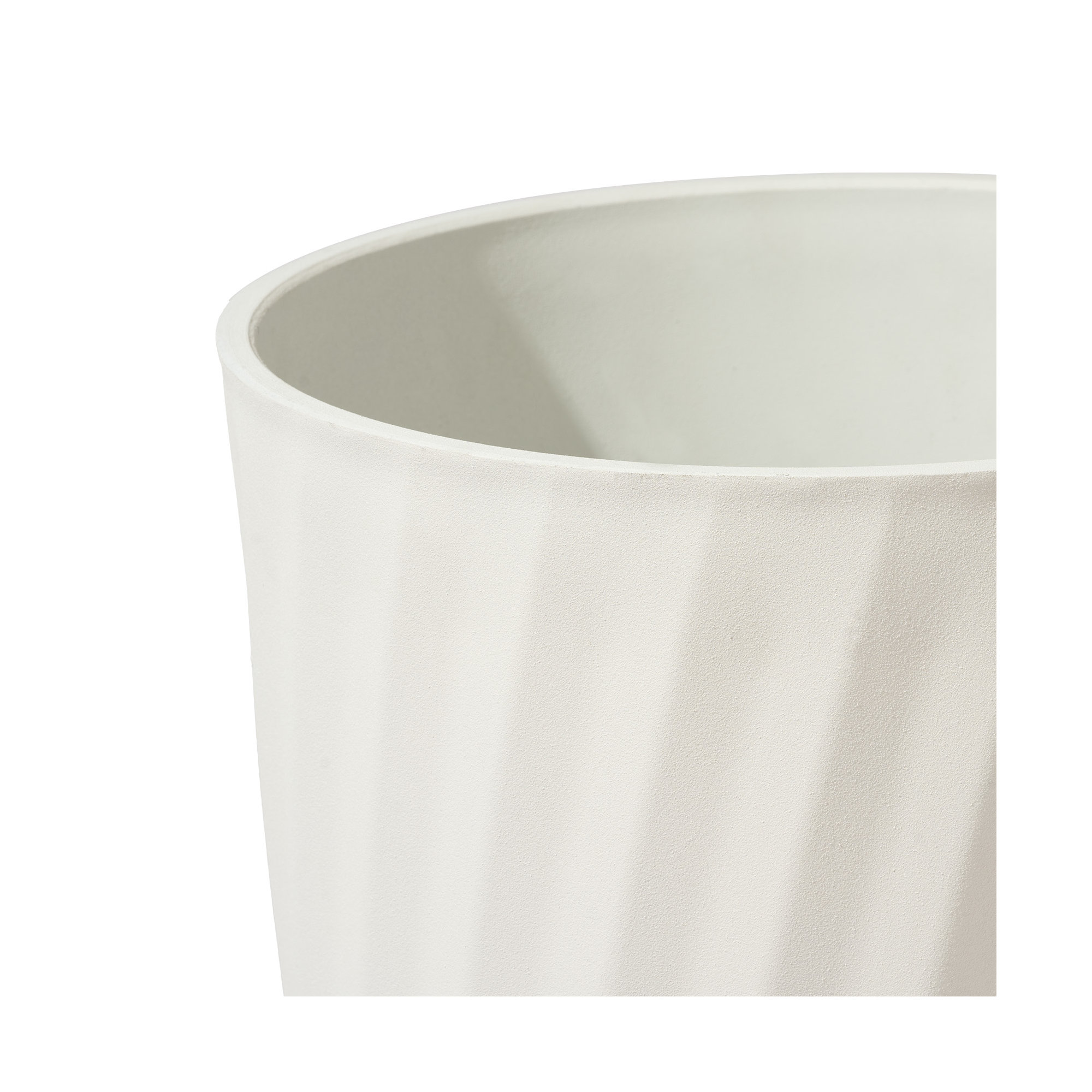 Boynton 24 Inch Tall Planters, Tree Planters with Shelf Insert, Morden Large Round Plant Pots Containers for Indoor/Outdoor Use