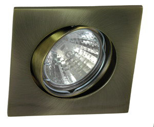 6.8cm Recessed Light, Antique brass