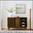 Versatile Farmhouse Style Sideboard Buffet Cabinet with Ample Storage and Solid Wood Feet for Multiple Rooms