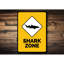 Shark Zone Sign-58193498