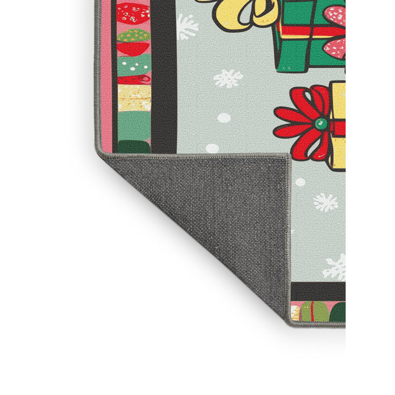 Tapis vacances de Noël The Holiday Aisle®, Rectangulaire 3 pi x 5 pi