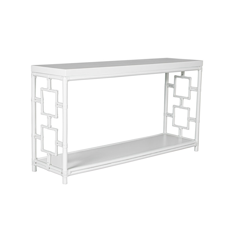 Sobe 60'' W Console Table, White
