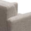 Fauteuil en polyester capitonné de 35 po de large Opus