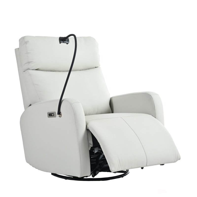 Fauteuil inclinable berçant et pivotant à 270 °, Cream, Power