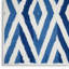 Tapis géométrique bleu / blanc-1035533045
