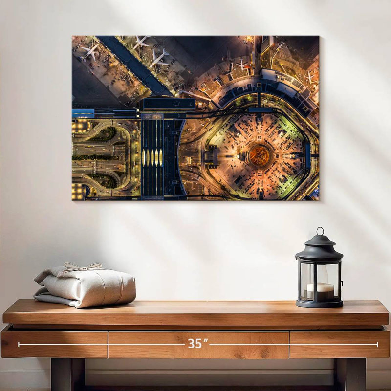 Sireci San Francisco Airport, 16" H x 24" W