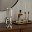 Ensemble d'outils de bar décoratifs avec support pour la décoration intérieure - Accessoires élégants de bar à cocktail pour la salle à manger ou le comptoir de cuisine - Ensemble de 5, 13 po, argent-262724869